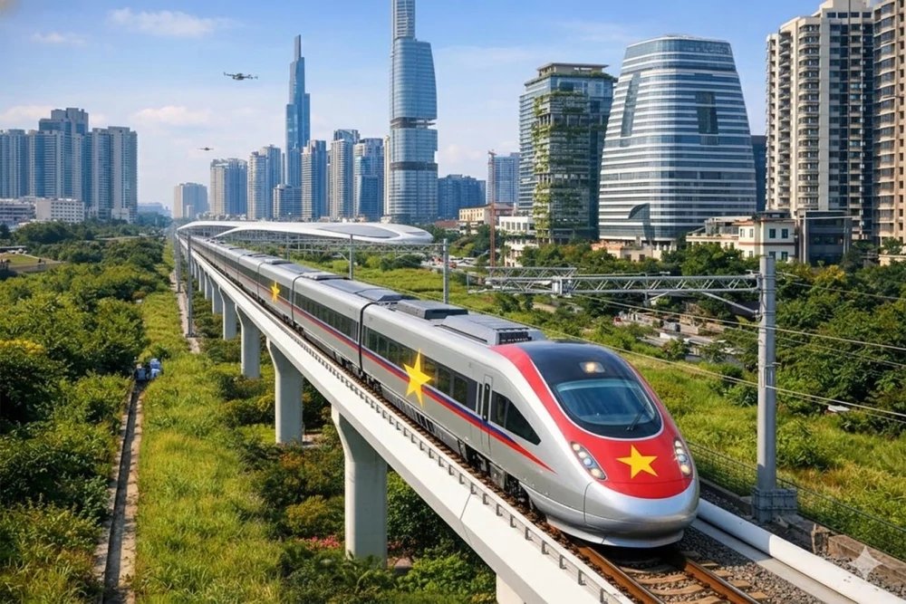 Dự &aacute;n đường sắt tốc độ cao Bắc - Nam được đặt mục ti&ecirc;u nỗ lực khởi c&ocirc;ng v&agrave;o th&aacute;ng 12/2027, với y&ecirc;u cầu đẩy nhanh c&aacute;c thủ tục chuẩn bị đầu tư. Ảnh minh họa