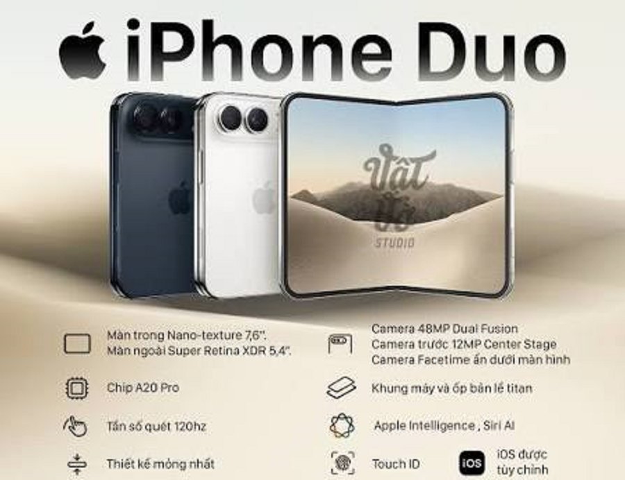 Với mức giá dao động 65-104 triệu đồng, iPhone Duo hiện là chiếc iPhone đắt nhất mà Apple từng bán ra Với mức giá dao động 65-104 triệu đồng, iPhone Duo hiện là chiếc iPhone đắt nhất mà Apple từng bán ra