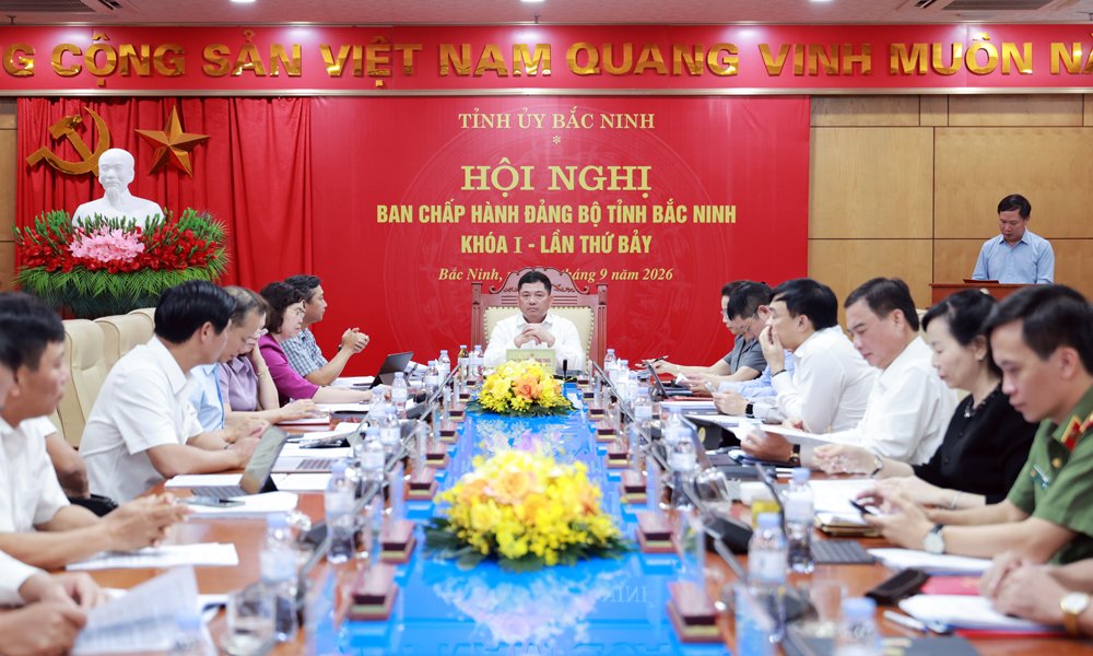 Quang cảnh Hội nghị Ban Chấp hành Đảng bộ tỉnh lần thứ Bảy. Quang cảnh Hội nghị Ban Chấp hành Đảng bộ tỉnh lần thứ Bảy.