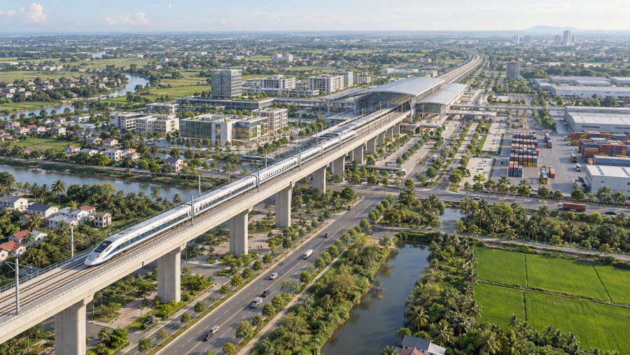 Tuyến đường sắt TP.HCM – Cần Thơ được kỳ vọng mở thêm không gian phát triển đô thị, thương mại và logistics cho Tây Ninh. Tuyến đường sắt TP.HCM – Cần Thơ được kỳ vọng mở thêm không gian phát triển đô thị, thương mại và logistics cho Tây Ninh.