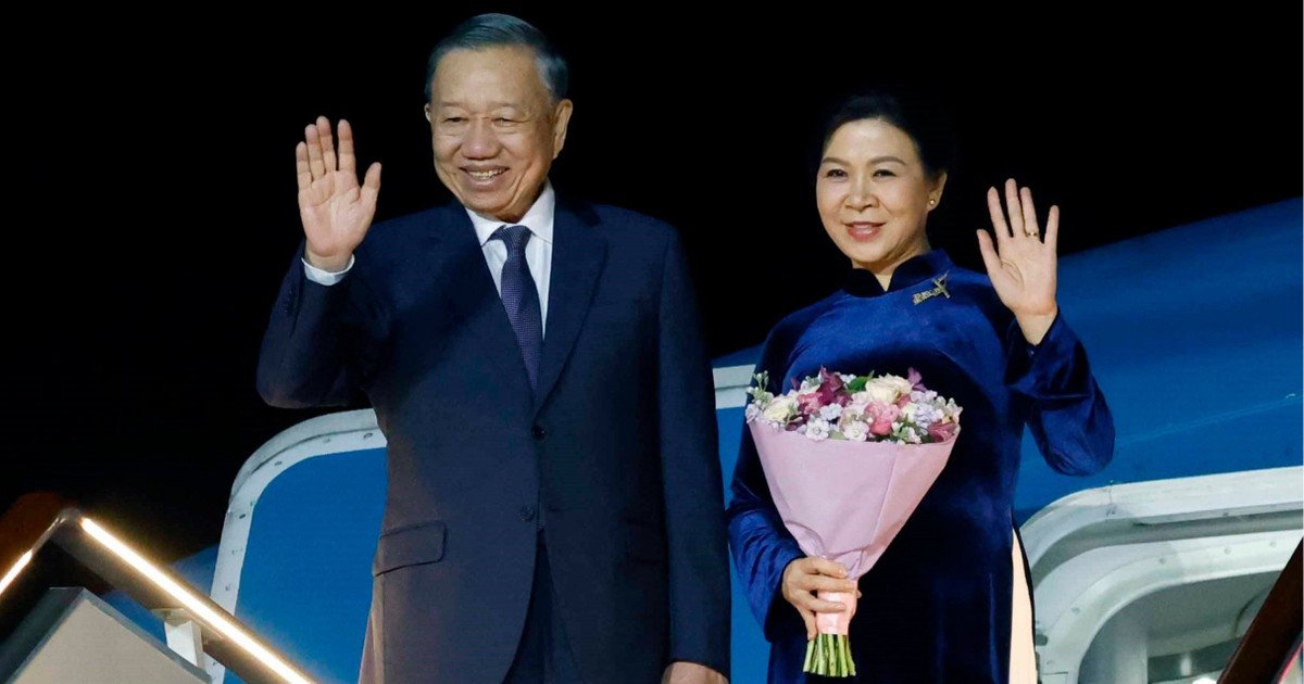 Tổng Bí thư, Chủ tịch nước Tô Lâm và Phu nhân rời Moskva (Liên bang Nga), tiếp tục lên đường tới Paris (Pháp). (Ảnh: TTXVN) Tổng Bí thư, Chủ tịch nước Tô Lâm và Phu nhân rời Moskva (Liên bang Nga), tiếp tục lên đường tới Paris (Pháp). (Ảnh: TTXVN)