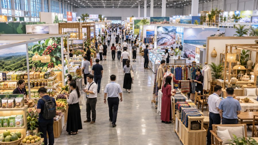 Từ ng&agrave;y 22 đến 24/10/2026, Hội chợ H&agrave;ng Việt Nam ti&ecirc;u biểu xuất khẩu năm 2026 sẽ được tổ chức tại Trung t&acirc;m Triển l&atilde;m Quốc tế WTC Expo, phường B&igrave;nh Dương, TP.HCM.