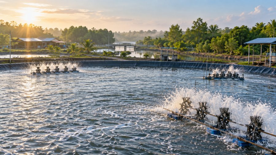Ứng dụng m&ocirc; h&igrave;nh nu&ocirc;i t&ocirc;m kỹ thuật cao g&oacute;p phần n&acirc;ng năng suất, tạo th&ecirc;m động lực tăng trưởng cho khu vực kinh tế n&ocirc;ng nghiệp C&agrave; Mau.