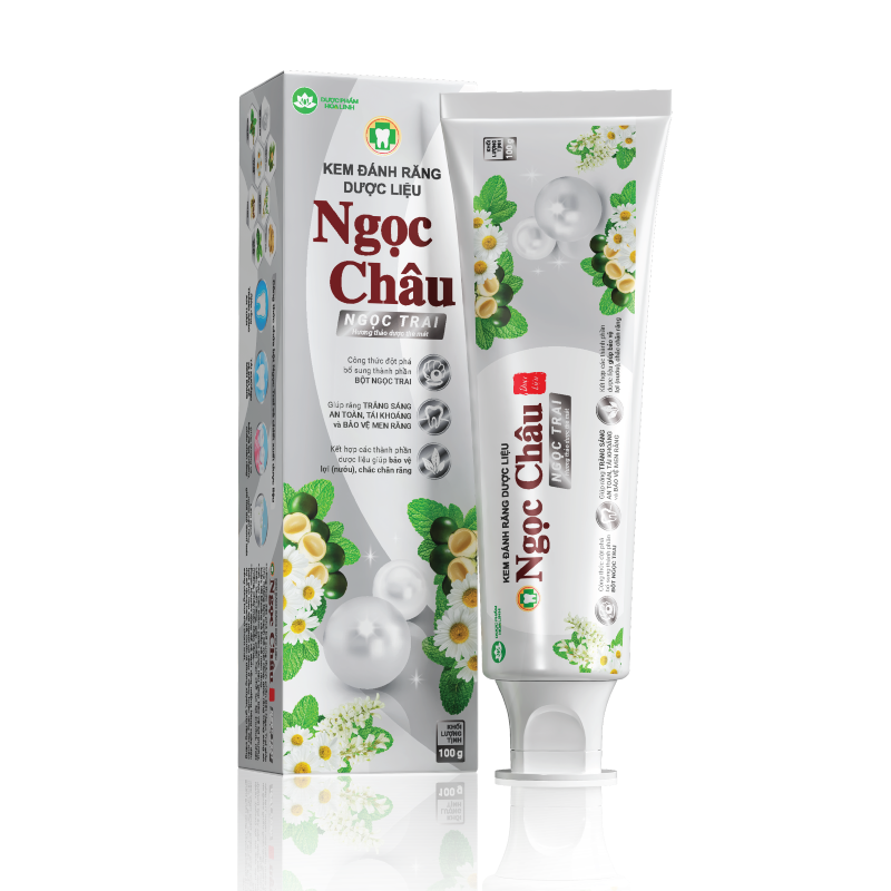 Kem đ&aacute;nh răng Ngọc Ch&acirc;u: Gi&uacute;p dưỡng lợi (nướu), bảo vệ lợi (nướu), chắc ch&acirc;n răng, g&oacute;p phần hạn chế: vi&ecirc;m lợi (nướu), tụt lợi (nướu), chảy m&aacute;u ch&acirc;n răng, nhiệt miệng, &ecirc; buốt răng, hạn chế vi&ecirc;m quanh răng.