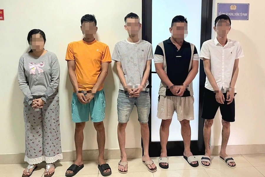 C&aacute;c đối tượng bị bắt giữ
