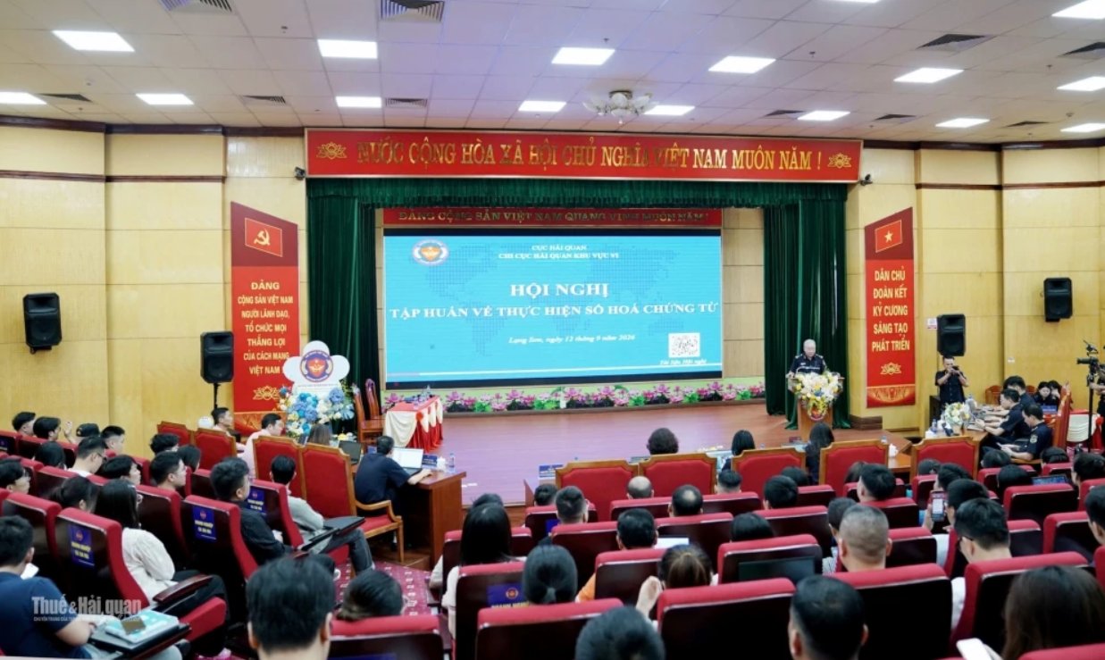 Quang cảnh hội nghị. Ảnh: kv06.customs.gov.vn