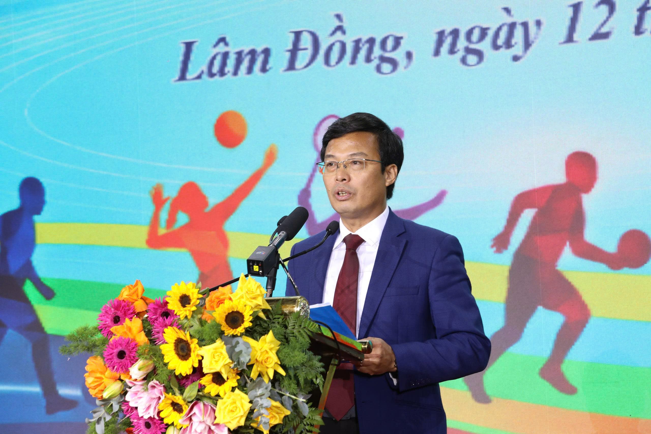 Ông Đinh Văn Tuấn - Phó Chủ tịch UBND tỉnh Lâm Đồng phát biểu khai mạc Đại hội. Ông Đinh Văn Tuấn - Phó Chủ tịch UBND tỉnh Lâm Đồng phát biểu khai mạc Đại hội.