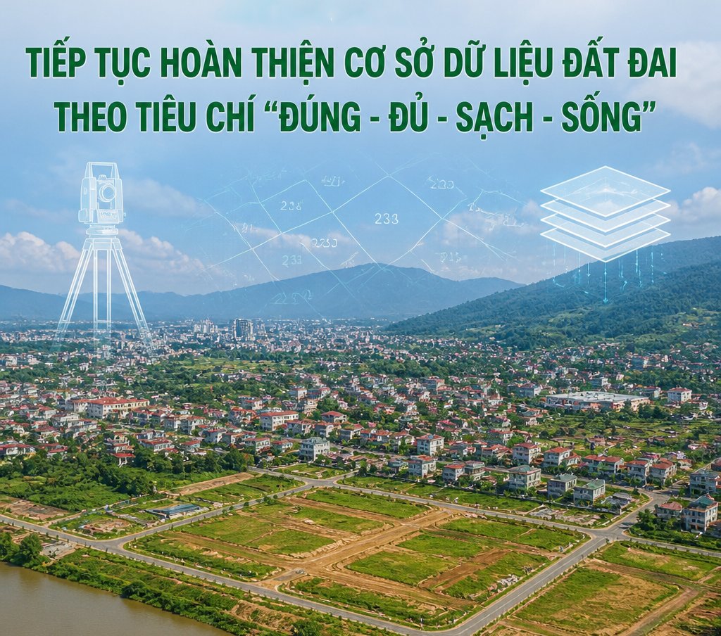 L&agrave;o Cai tăng tốc x&acirc;y dựng cơ sở dữ liệu đất đai &ldquo;đ&uacute;ng - đủ - sạch - sống&rdquo;