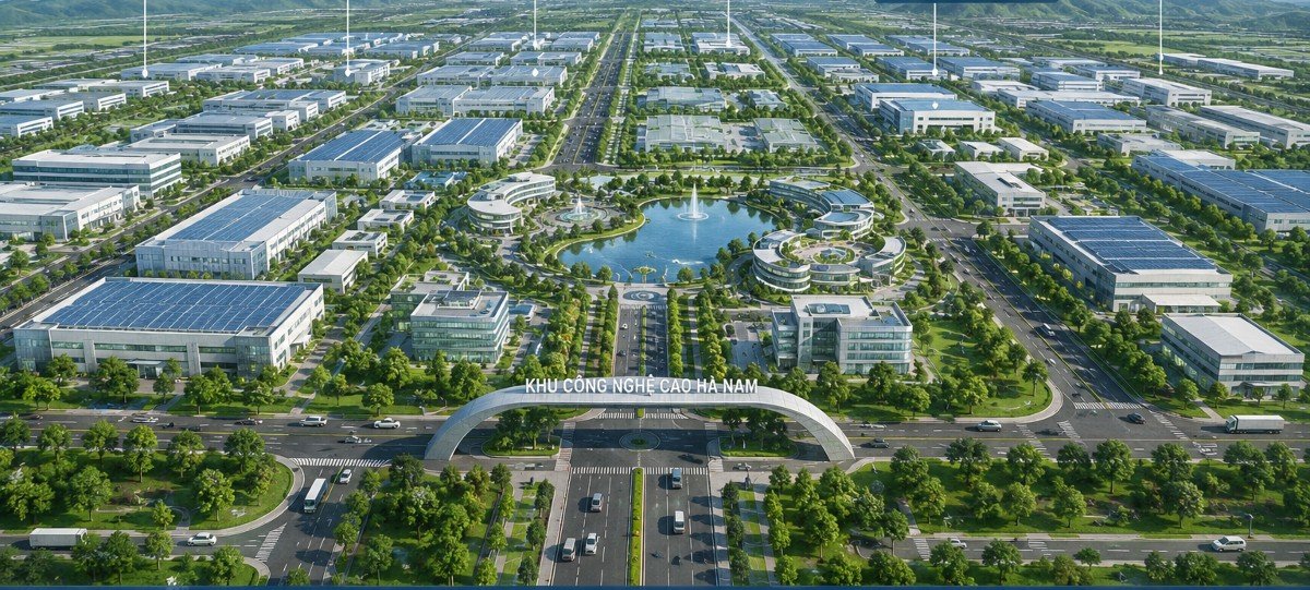 Khu C&ocirc;ng nghệ cao H&agrave; Nam được kỳ vọng trở th&agrave;nh điểm đến mới thu h&uacute;t c&aacute;c dự &aacute;n c&ocirc;ng nghệ, đổi mới s&aacute;ng tạo tại Ninh B&igrave;nh trong giai đoạn tới