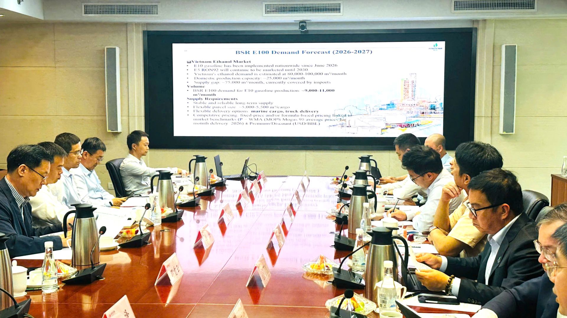 BSR l&agrave;m việc với đối t&aacute;c SDIC Biotech th&uacute;c đẩy hợp t&aacute;c về ethanol v&agrave; nhi&ecirc;n liệu sinh học