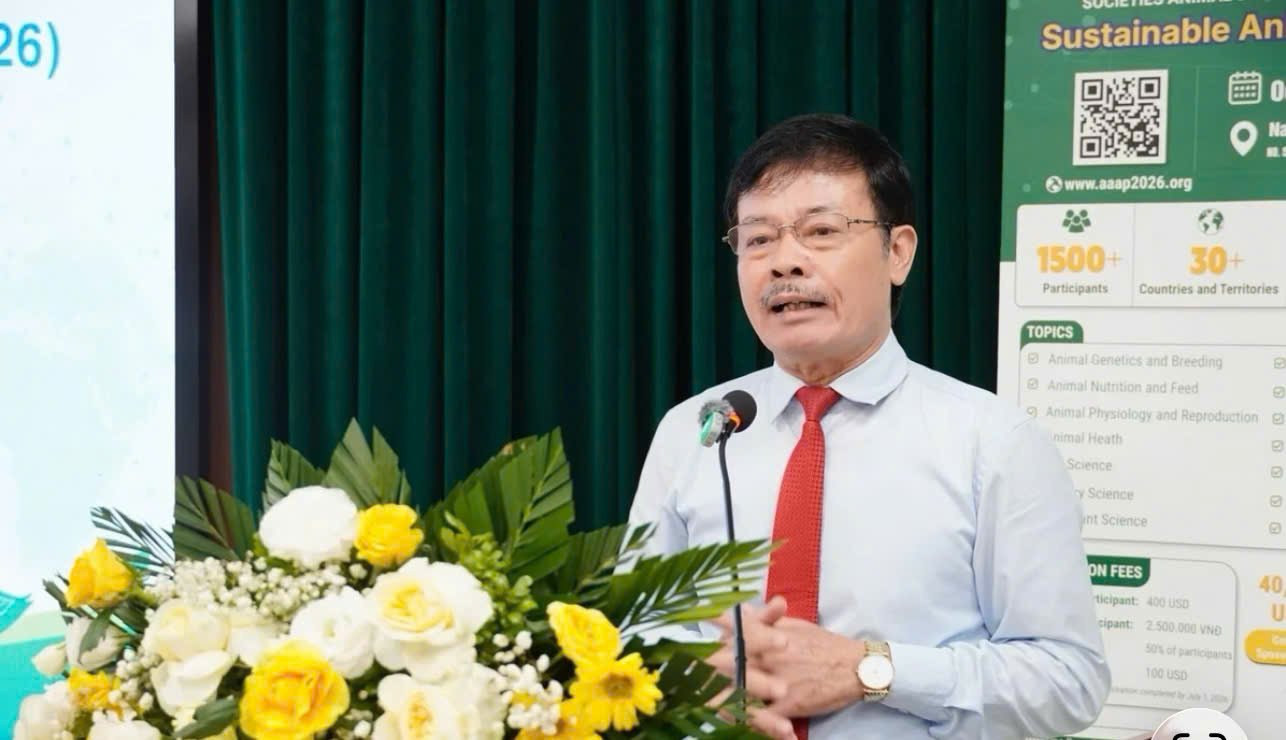 &Ocirc;ng Nguyễn Xu&acirc;n Dương, Chủ tịch AHAV, Trưởng ban Tổ chức AAAP 2026 chia sẻ, AAAP 2026 diễn ra trong bối cảnh Việt Nam đang bước v&agrave;o kỷ nguy&ecirc;n vươn m&igrave;nh ph&aacute;t triển v&agrave; ng&agrave;nh chăn nu&ocirc;i đang đứng trước những y&ecirc;u cầu chuyển đổi mạnh mẽ.