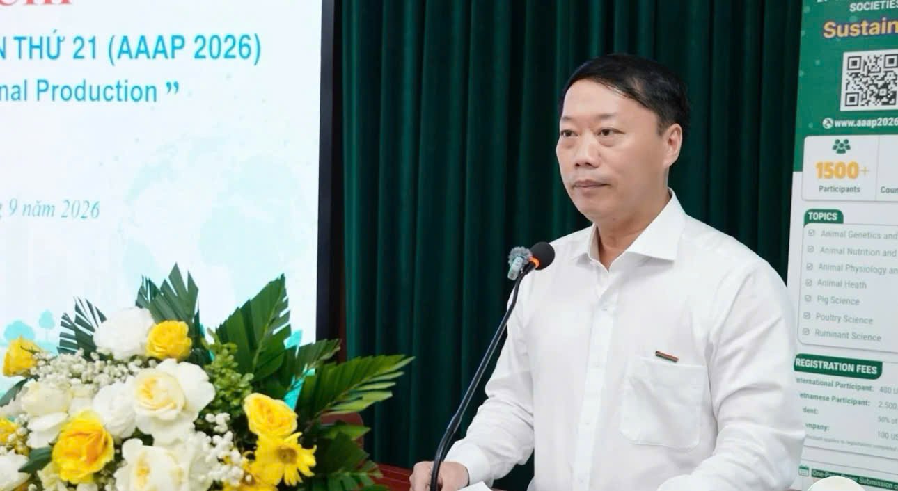 &Ocirc;ng L&ecirc; Trọng Đảm, Ph&oacute; Tổng Bi&ecirc;n tập B&aacute;o N&ocirc;ng nghiệp v&agrave; M&ocirc;i trường cho biết, &ldquo;Chăn nu&ocirc;i bền vững&rdquo; được lựa chọn l&agrave;m chủ đề của AAAP 2026 trong bối cảnh ph&aacute;t triển bền vững đang trở th&agrave;nh y&ecirc;u cầu cấp thiết đối với ng&agrave;nh chăn nu&ocirc;i.