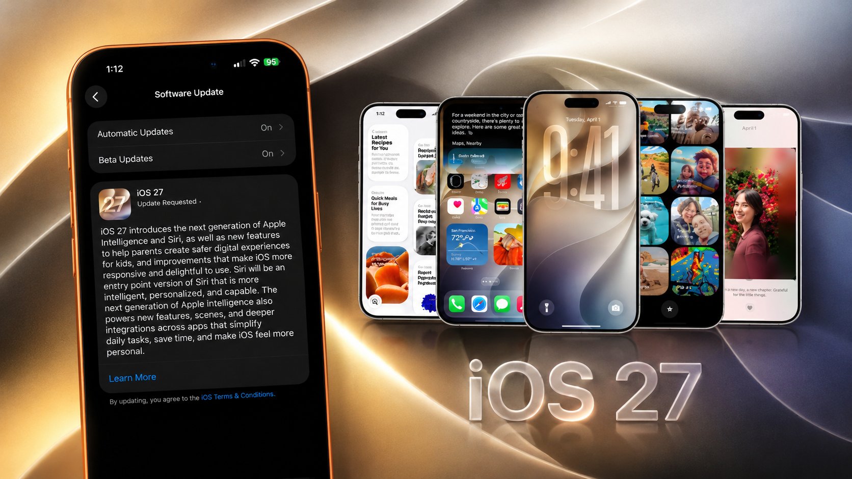 Apple chính thức tung bản cập nhật iOS 27 với tâm điểm Siri AI và giao diện tùy biến Liquid Glass Apple chính thức tung bản cập nhật iOS 27 với tâm điểm Siri AI và giao diện tùy biến Liquid Glass