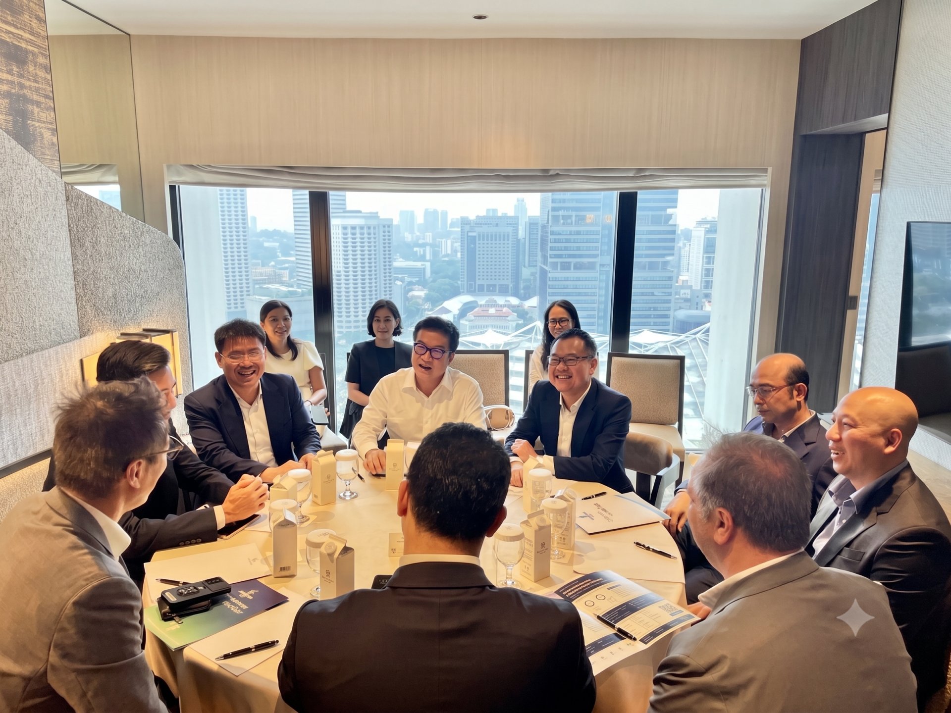 Đo&agrave;n BSR l&agrave;m việc với c&aacute;c đối t&aacute;c dầu kh&iacute; v&agrave; năng lượng tại Singapore