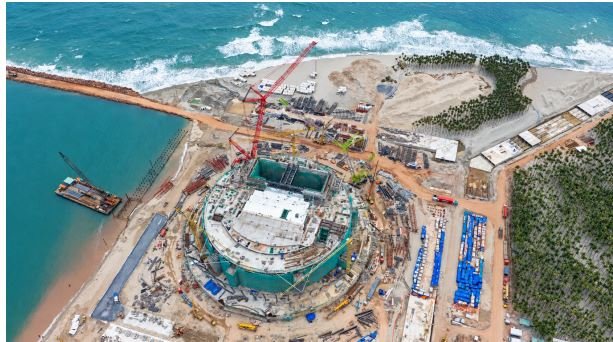 Công trường thi công Nhà biểu diễn đa năng phục vụ Hội nghị cấp cao APEC 2027 Công trường thi công Nhà biểu diễn đa năng phục vụ Hội nghị cấp cao APEC 2027