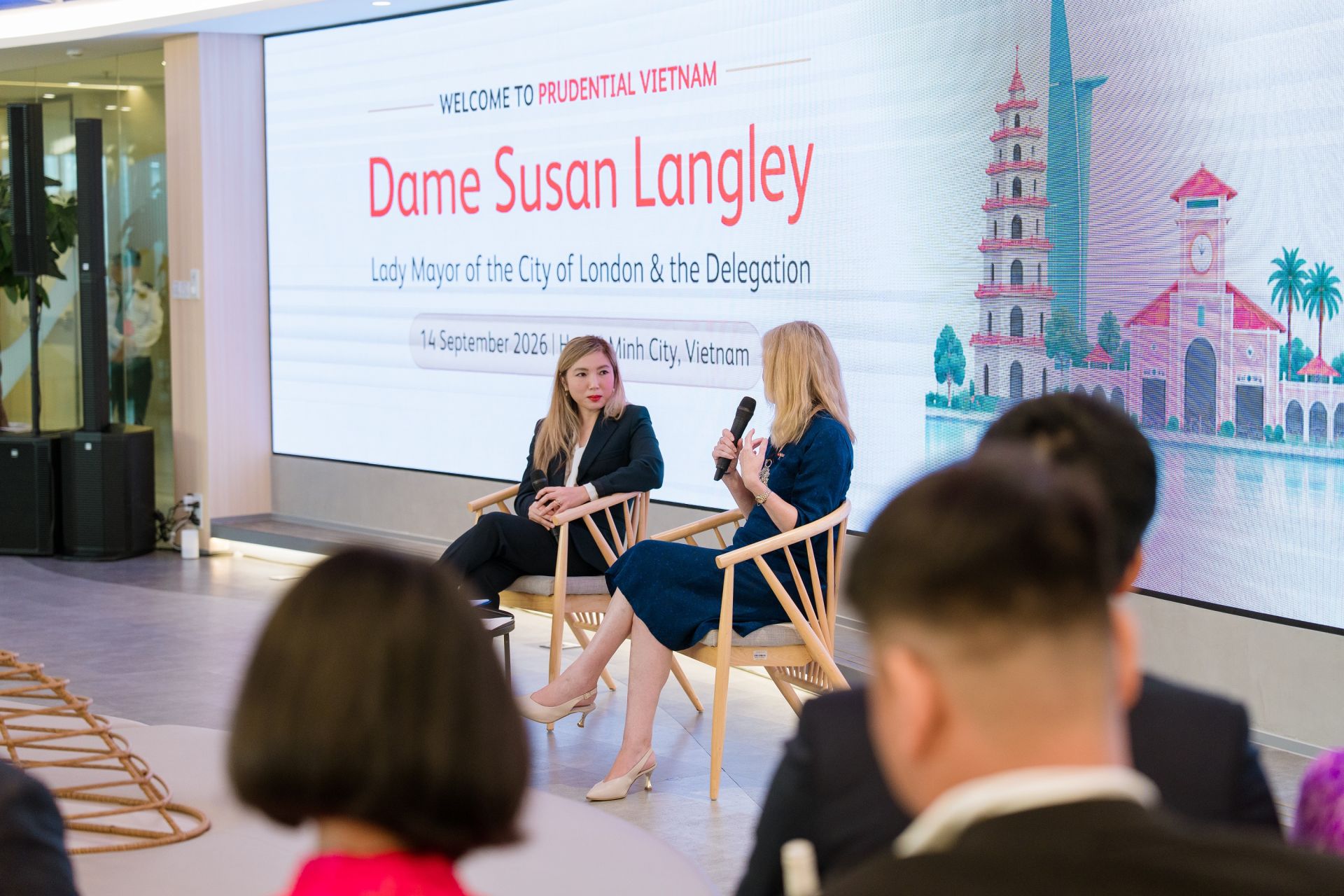 Dame Susan Langley gặp gỡ, trao đổi về những chuyển động của thị trường tài chính – bảo hiểm Dame Susan Langley gặp gỡ, trao đổi về những chuyển động của thị trường tài chính – bảo hiểm