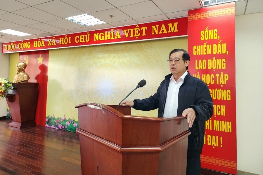 TS. Lương Thanh Sơn, Chủ tịch Liên hiệp các Hội Khoa học và Kỹ thuật tỉnh Lâm Đồng phát biểu tại hội thảo. TS. Lương Thanh Sơn, Chủ tịch Liên hiệp các Hội Khoa học và Kỹ thuật tỉnh Lâm Đồng phát biểu tại hội thảo.