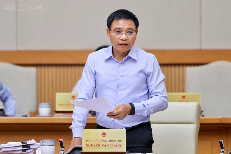 Phó Thủ tướng Nguyễn Văn Thắng phát biểu tại Phiên họp - Ảnh: chinhphu.vn/Nhật Bắc Phó Thủ tướng Nguyễn Văn Thắng phát biểu tại Phiên họp - Ảnh: chinhphu.vn/Nhật Bắc