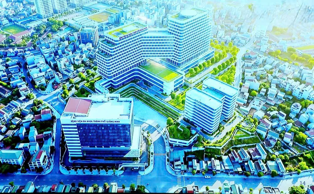 Phối cảnh đề xuất báo cáo nghiên cứu tiền khả thi Dự án Bệnh viện Đa khoa thành phố Quảng Ninh tại phường Hồng Gai Phối cảnh đề xuất báo cáo nghiên cứu tiền khả thi Dự án Bệnh viện Đa khoa thành phố Quảng Ninh tại phường Hồng Gai