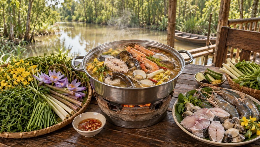 Lẩu mắm: Từ món ăn dự trữ đến nồi lẩu đầy đặn Lẩu mắm: Từ món ăn dự trữ đến nồi lẩu đầy đặn