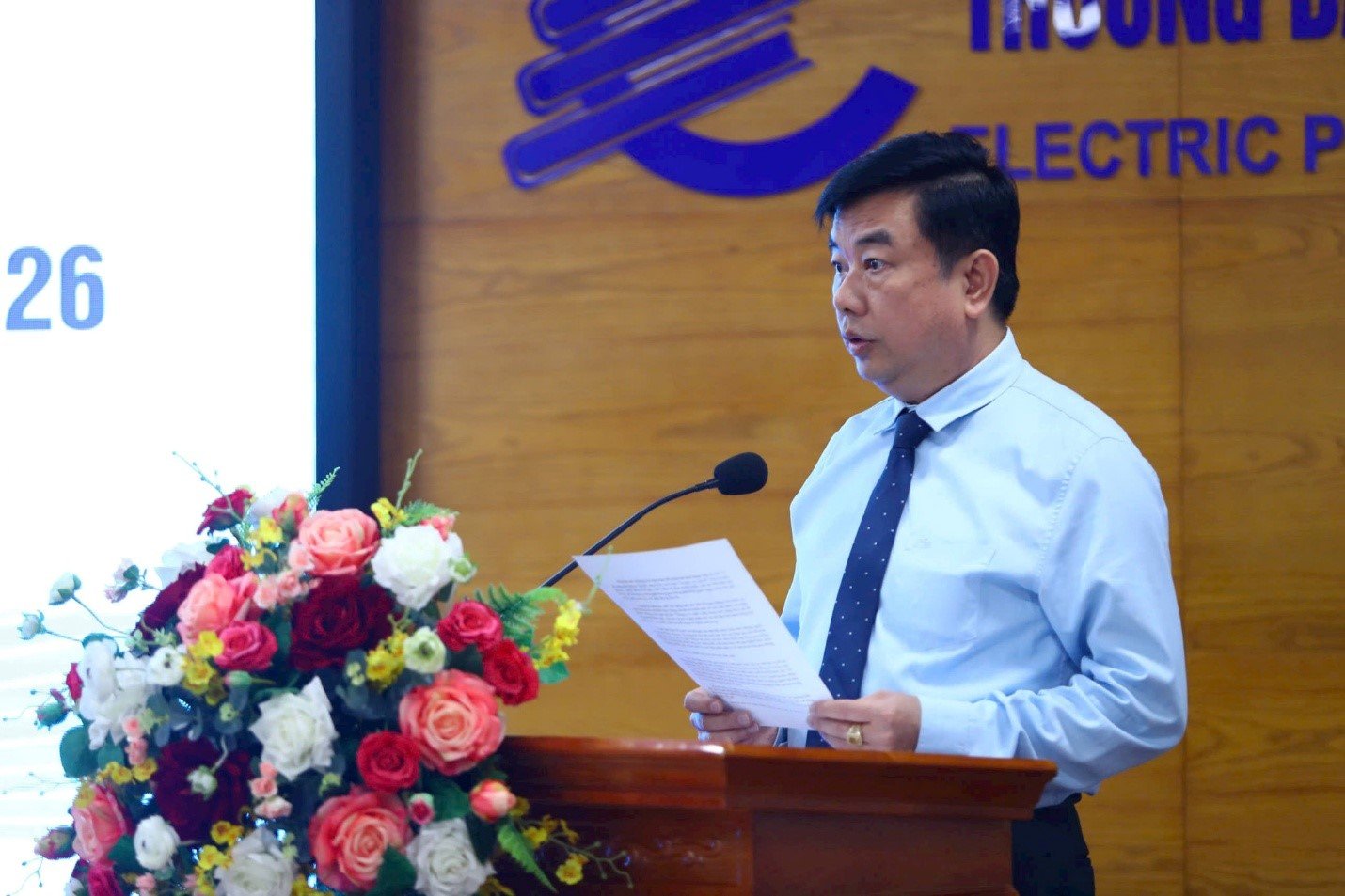 &Ocirc;ng Nguyễn Minh Đức, Ph&oacute; Gi&aacute;m đốc Cơ quan B&aacute;o v&agrave; Ph&aacute;t thanh, Truyền h&igrave;nh H&agrave; Nội, Ph&oacute; Trưởng ban Thường trực tổ chức chương tr&igrave;nh ph&aacute;t động cuộc thi. Ảnh: L&ecirc; Kh&aacute;nh