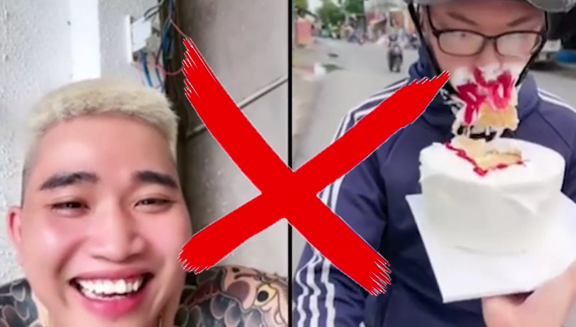Lương C&ocirc;ng Thuận v&agrave; L&ecirc; Văn Nh&acirc;m nhiều lần d&agrave;n dựng c&aacute;c t&igrave;nh huống phản cảm để c&acirc;u view.