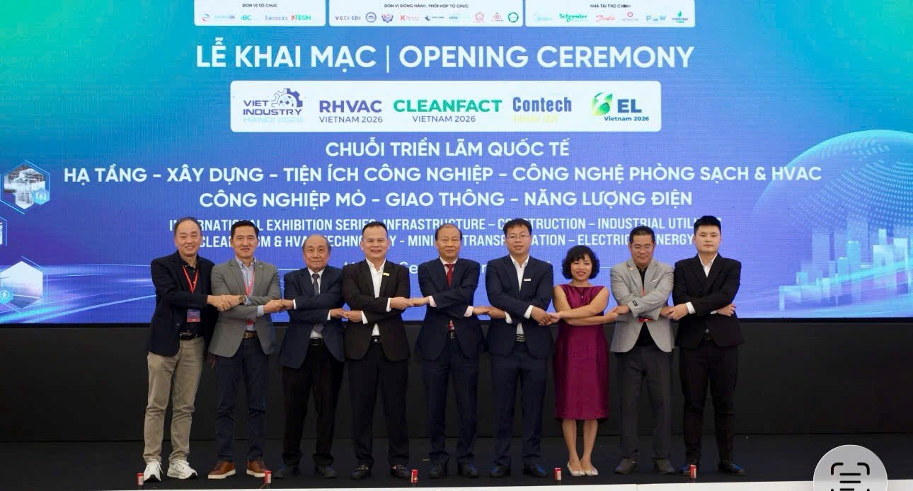 Contech Vietnam 2026 l&agrave; Triển l&atilde;m Quốc tế chuy&ecirc;n ng&agrave;nh về M&aacute;y m&oacute;c, Thiết bị x&acirc;y dựng, C&ocirc;ng nghệ khai th&aacute;c mỏ, Phương tiện vận tải, Vật liệu x&acirc;y dựng. Ảnh: BTC