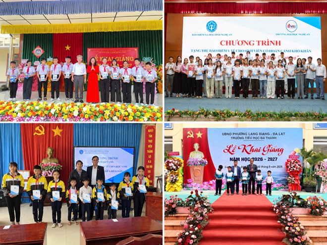 Đa dạng h&igrave;nh thức tuy&ecirc;n truyền, tư vấn ch&iacute;nh s&aacute;ch BHYT, đồng thời hỗ trợ thẻ BHYT cho học sinh, sinh vi&ecirc;n c&oacute; ho&agrave;n cảnh kh&oacute; khăn tại c&aacute;c địa phương.