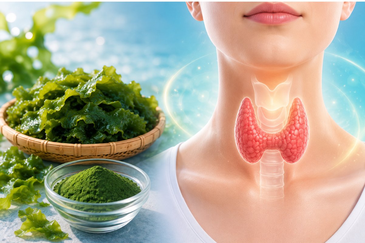 Hải tảo - Thảo dược v&agrave;ng hỗ trợ giảm bướu cổ