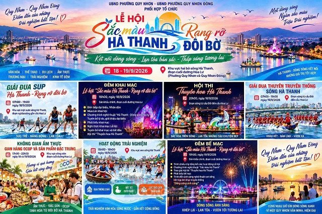 Pano quảng bá chương trình Lễ hội. Ảnh: Viết Hiền Pano quảng bá chương trình Lễ hội. Ảnh: Viết Hiền
