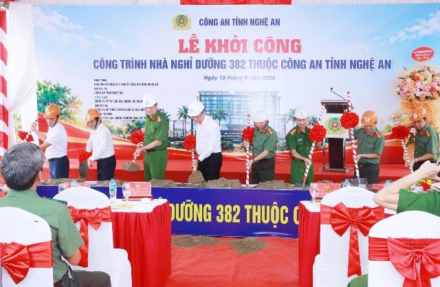 Khởi công Nhà nghỉ dưỡng 382 hơn 340 tỷ đồng tại Nghệ An. Khởi công Nhà nghỉ dưỡng 382 hơn 340 tỷ đồng tại Nghệ An.