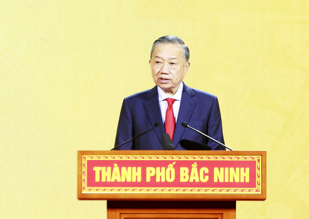Tổng Bí thư, Chủ tịch nước Tô Lâm phát biểu tại buổi Lễ. Tổng Bí thư, Chủ tịch nước Tô Lâm phát biểu tại buổi Lễ.