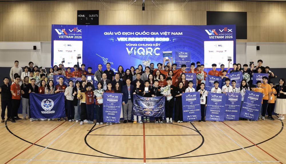 Vietnam Robotics Championship 2026&ndash;2027 hướng tới kết nối gi&aacute;o dục STEM với nghi&ecirc;n cứu, doanh nghiệp c&ocirc;ng nghệ v&agrave; hệ sinh th&aacute;i đổi mới s&aacute;ng tạo, mở rộng cơ hội hội nhập quốc tế cho thế hệ trẻ Việt Nam.
