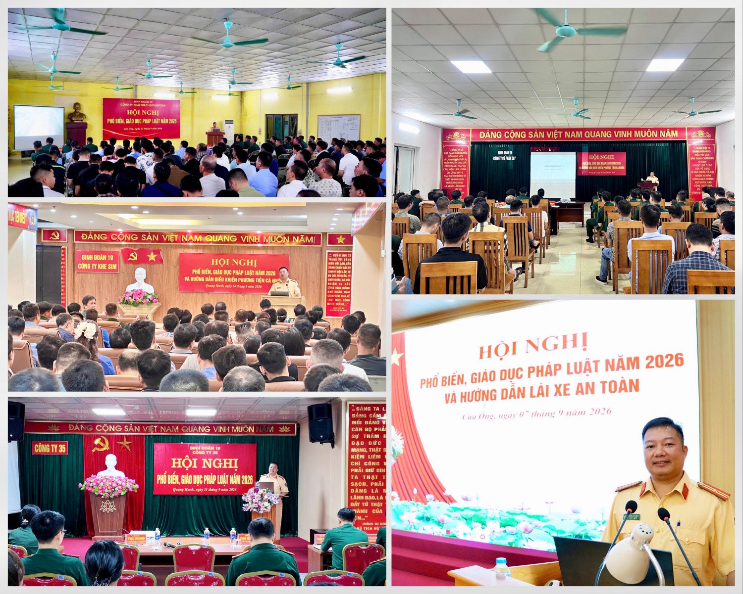 Hơn 1500 c&aacute;n bộ, c&ocirc;ng nh&acirc;n vi&ecirc;n Tổng C&ocirc;ng ty Đ&ocirc;ng Bắc được tuy&ecirc;n truyền ph&aacute;p luật, hướng dẫn kỹ năng tham gia giao th&ocirc;ng an to&agrave;n