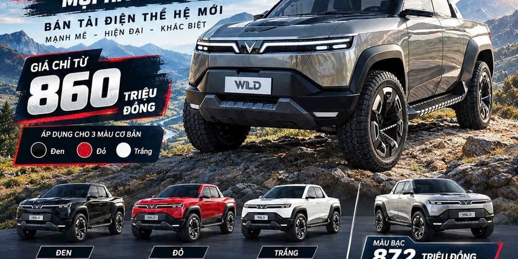 VF Wild là mẫu xe điện mở rộng phạm vi (REEV, hoặc EREV) đầu tiên tại Việt Nam VF Wild là mẫu xe điện mở rộng phạm vi (REEV, hoặc EREV) đầu tiên tại Việt Nam