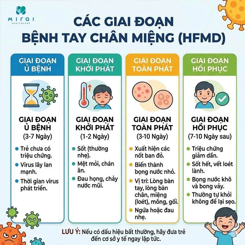 Các giai đoạn bệnh. (Ảnh: Minh họa) Các giai đoạn bệnh. (Ảnh: Minh họa)