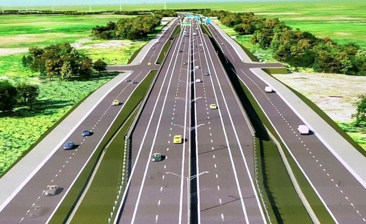Phối cảnh cao tốc kết nối sân bay Long Thành - Hồ Tràm Phối cảnh cao tốc kết nối sân bay Long Thành - Hồ Tràm