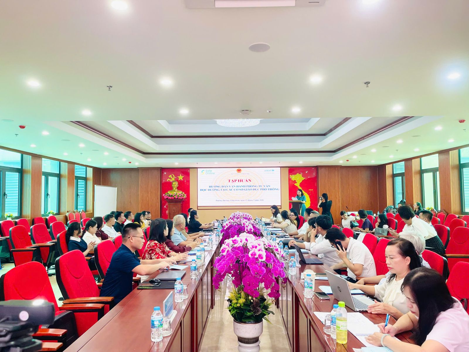 Quang cảnh buổi tập huấn. Ảnh: Bộ Giáo dục và Đào tạo Quang cảnh buổi tập huấn. Ảnh: Bộ Giáo dục và Đào tạo