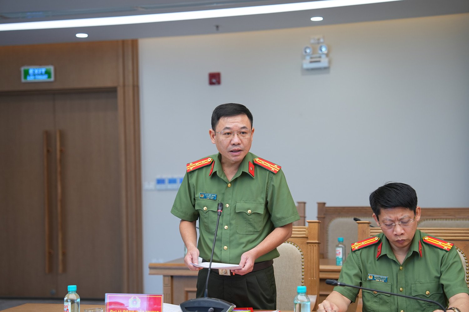 Đại tá Đoàn Việt Trung, Trưởng phòng Phòng, chống tham nhũng, Thanh tra Bộ Công an công bố quyết định thanh tra Đại tá Đoàn Việt Trung, Trưởng phòng Phòng, chống tham nhũng, Thanh tra Bộ Công an công bố quyết định thanh tra