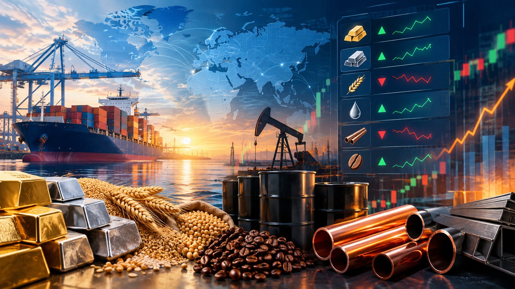 Thị trường giao dịch hàng hóa phái sinh được kỳ vọng giúp doanh nghiệp chủ động phòng ngừa rủi ro trước biến động giá nguyên liệu và hàng hóa quốc tế. Thị trường giao dịch hàng hóa phái sinh được kỳ vọng giúp doanh nghiệp chủ động phòng ngừa rủi ro trước biến động giá nguyên liệu và hàng hóa quốc tế.