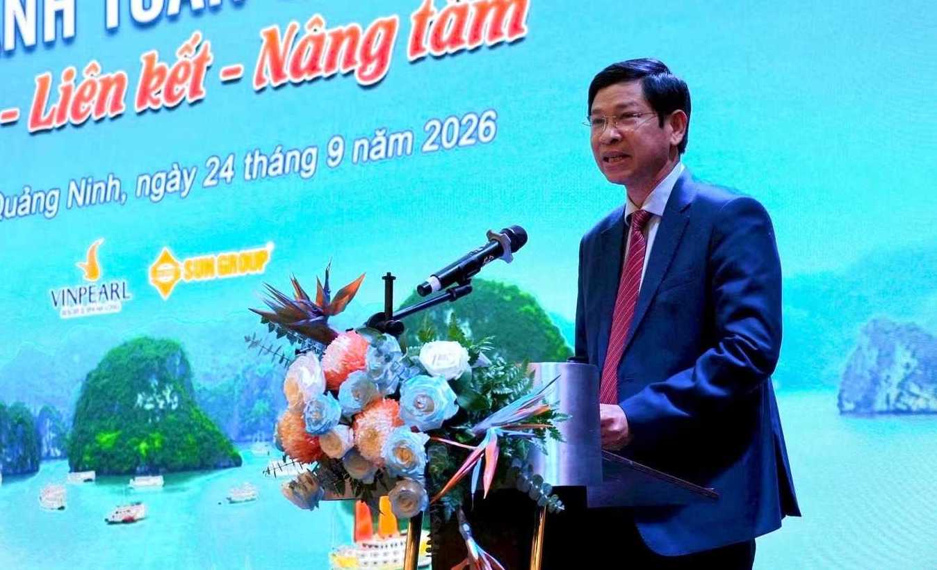 Thứ trưởng Bộ Văn hóa, Thể thao và Du lịch Hồ An Phong phát biểu khai mạc hội nghị Thứ trưởng Bộ Văn hóa, Thể thao và Du lịch Hồ An Phong phát biểu khai mạc hội nghị