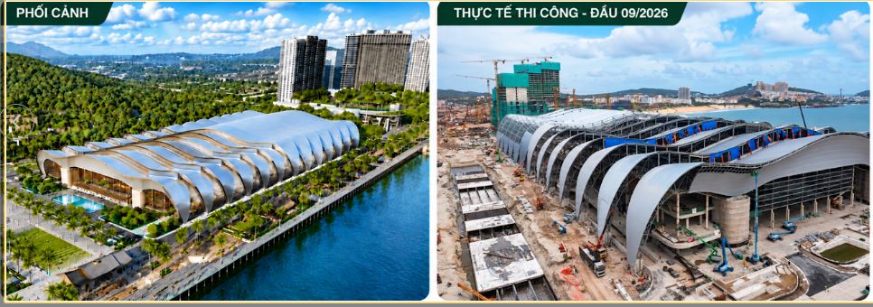 Trung t&acirc;m Hội nghị v&agrave; triển l&atilde;m-Tr&aacute;i tim tổ hợp c&aacute;c dự &aacute;n APEC