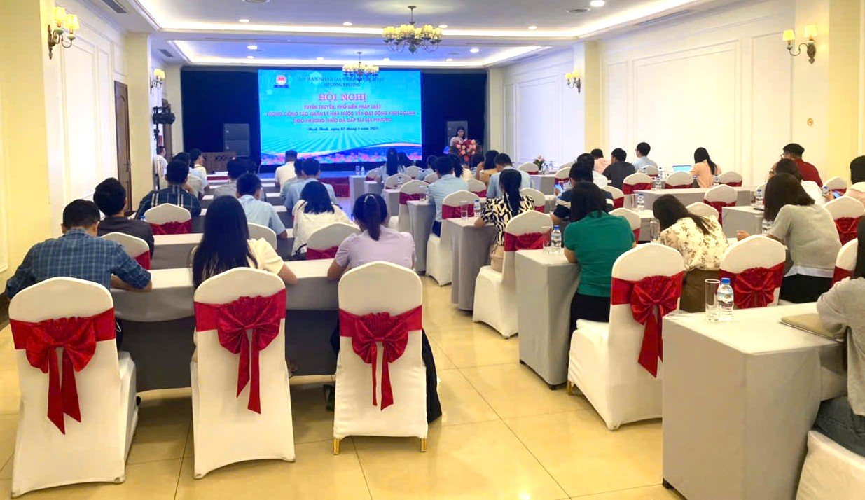 Ng&agrave;y 07/8/2026, Sở C&ocirc;ng Thương Ninh B&igrave;nh tổ chức Hội nghị tuy&ecirc;n truyền, phổ biến ph&aacute;p luật trong c&ocirc;ng t&aacute;c quản l&yacute; nh&agrave; nước về hoạt động kinh doanh theo phương thức đa cấp