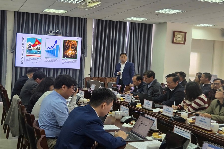 Ph&oacute; Trưởng ph&ograve;ng Quản l&yacute; chất lượng, Cục C&ocirc;ng nghiệp C&ocirc;ng nghệ th&ocirc;ng tin trao đổi nội dung về 