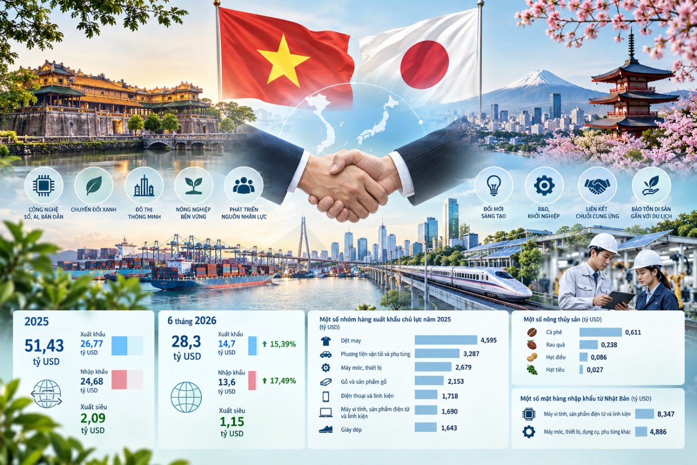 Diễn đàn hợp tác địa phương Việt Nam - Nhật Bản mở ra cơ hội kết nối các địa phương, doanh nghiệp và tổ chức hai nước trong những lĩnh vực phát triển mới. Diễn đàn hợp tác địa phương Việt Nam - Nhật Bản mở ra cơ hội kết nối các địa phương, doanh nghiệp và tổ chức hai nước trong những lĩnh vực phát triển mới.