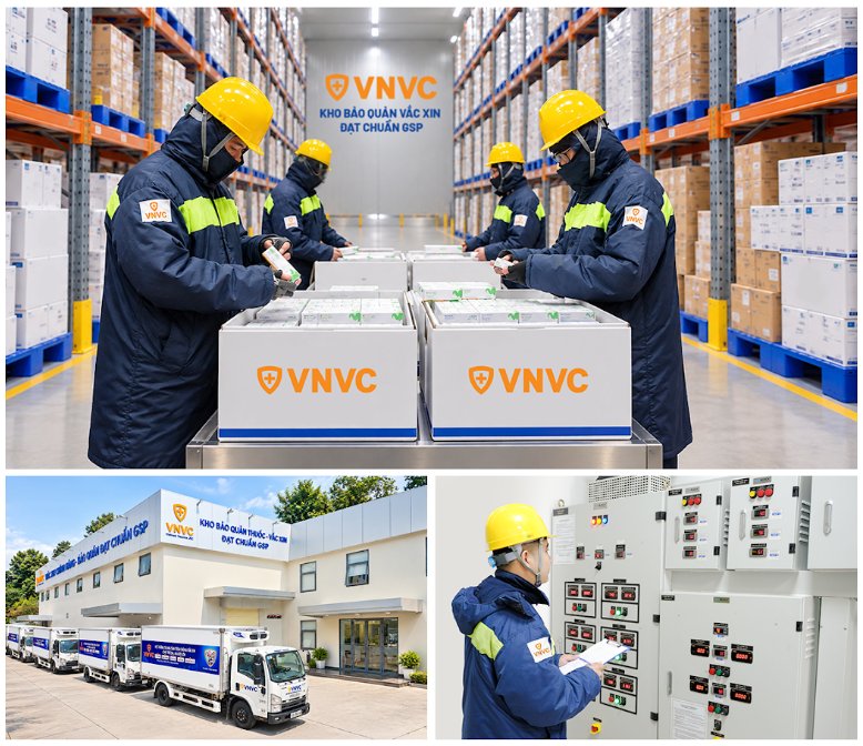 VNVC đã chuẩn bị đầy đủ và đồng bộ các điều kiện về nhân lực, chuyên môn, quy trình tiêm chủng, bảo quản và vận chuyển vắc xin để triển khai vắc xin tay chân miệng tại Việt Nam. Ảnh: Mộc Thảo VNVC đã chuẩn bị đầy đủ và đồng bộ các điều kiện về nhân lực, chuyên môn, quy trình tiêm chủng, bảo quản và vận chuyển vắc xin để triển khai vắc xin tay chân miệng tại Việt Nam. Ảnh: Mộc Thảo