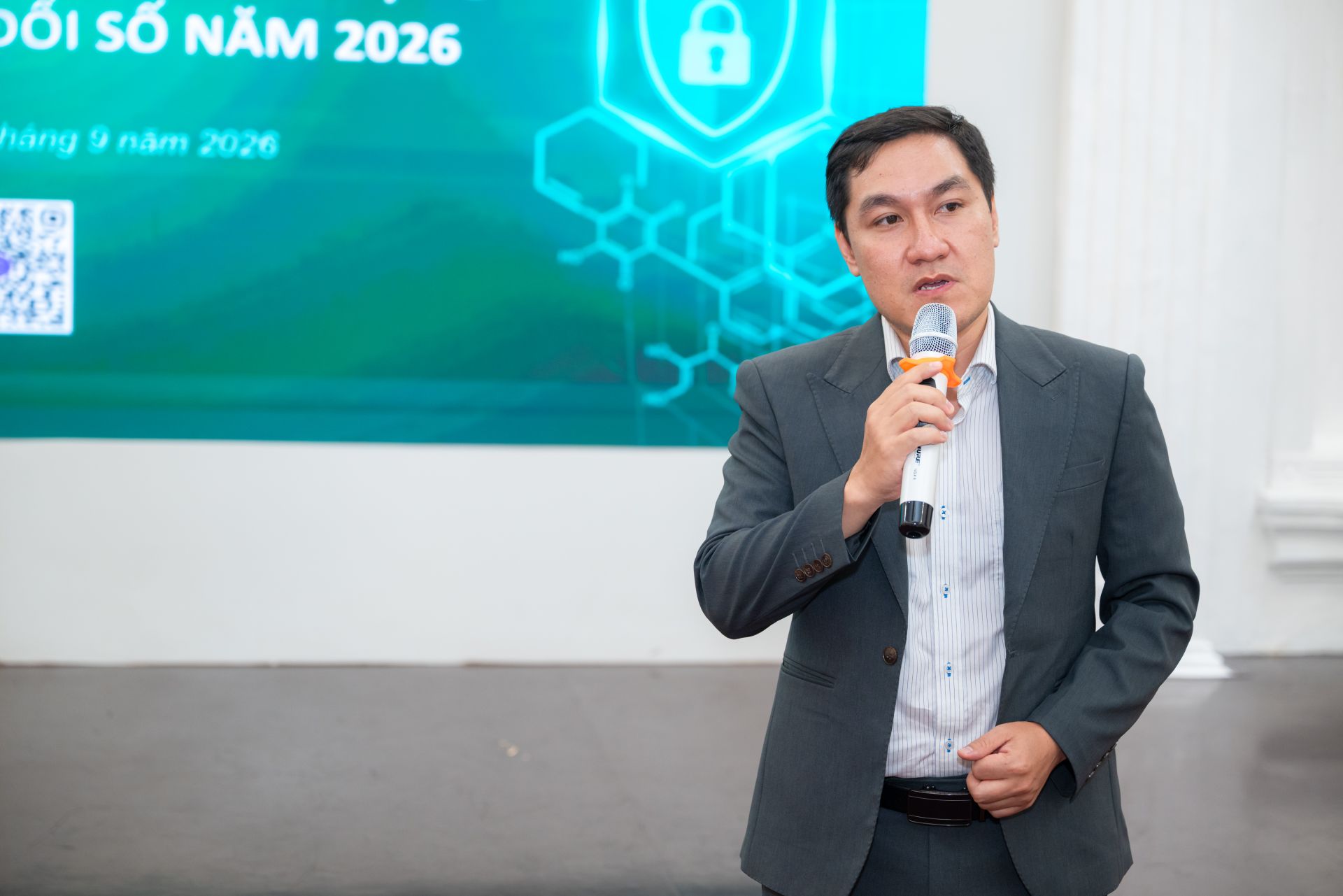 Thượng t&aacute; Trần Việt Cường, Ph&oacute; Gi&aacute;m đốc phụ tr&aacute;ch Trung t&acirc;m Huấn luyện, Cục A05 - Bộ C&ocirc;ng an ph&aacute;t biểu