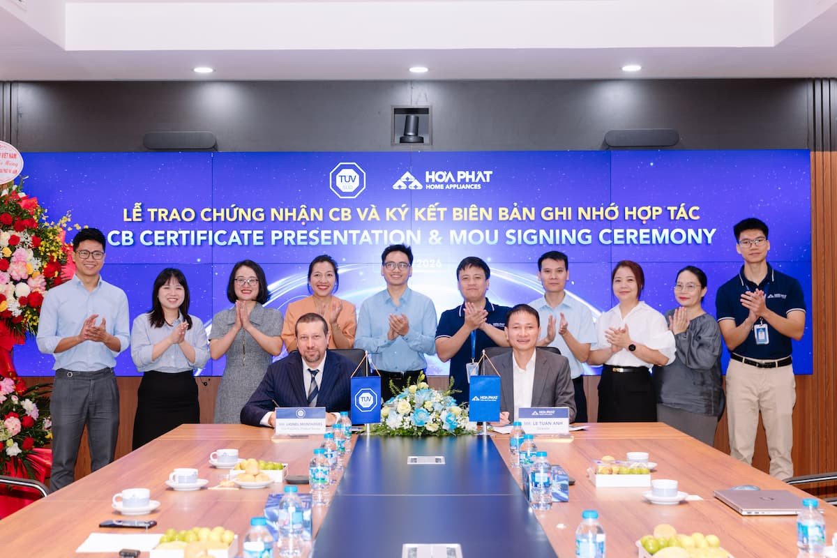 Hai b&ecirc;n k&yacute; bi&ecirc;n bản ghi nhớ hợp t&aacute;c trong thử nghiệm, chứng nhận, tu&acirc;n thủ v&agrave; tiếp cận thị trường to&agrave;n cầu