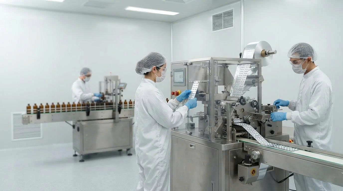 Năng lực sản xuất của c&aacute;c doanh nghiệp dược nội địa hiện nay chủ yếu tập trung v&agrave;o giai đoạn b&agrave;o chế th&agrave;nh phẩm, trong khi phần lớn nguồn nguy&ecirc;n phụ liệu vẫn phụ thuộc v&agrave;o nguồn nhập khẩu. Ảnh minh hoạ