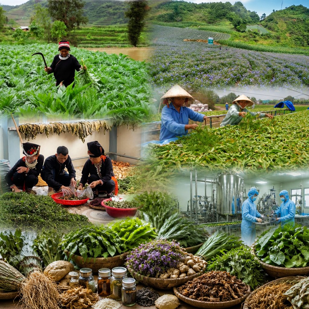L&agrave;o Cai đặt mục ti&ecirc;u n&acirc;ng gi&aacute; trị ng&agrave;nh h&agrave;ng dược liệu sau chế biến l&ecirc;n tr&ecirc;n 2.000 tỷ đồng